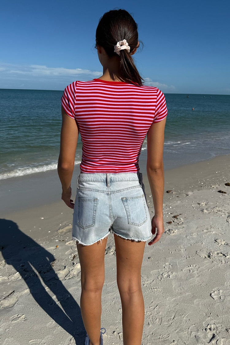 Ashlyn Stripe Top - Brandy Melville Top Pick