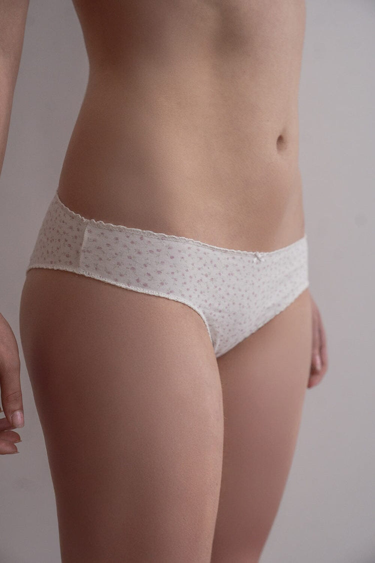 Floral Bow Underwear - Brandy Melville Essential