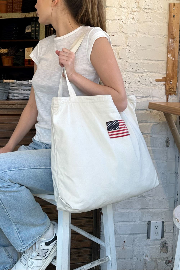 American Flag Tote Bag - Brandy Melville Customer Favorite