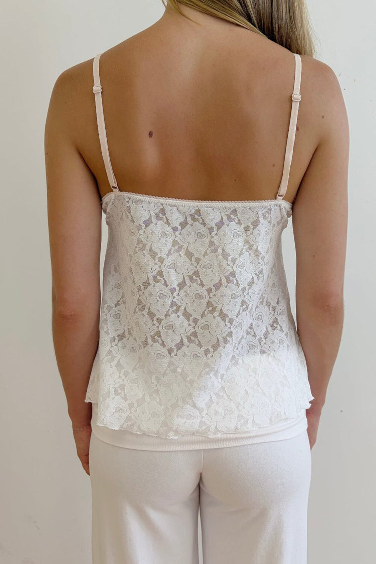 Amara Lace Tank - Brandy Melville Premium
