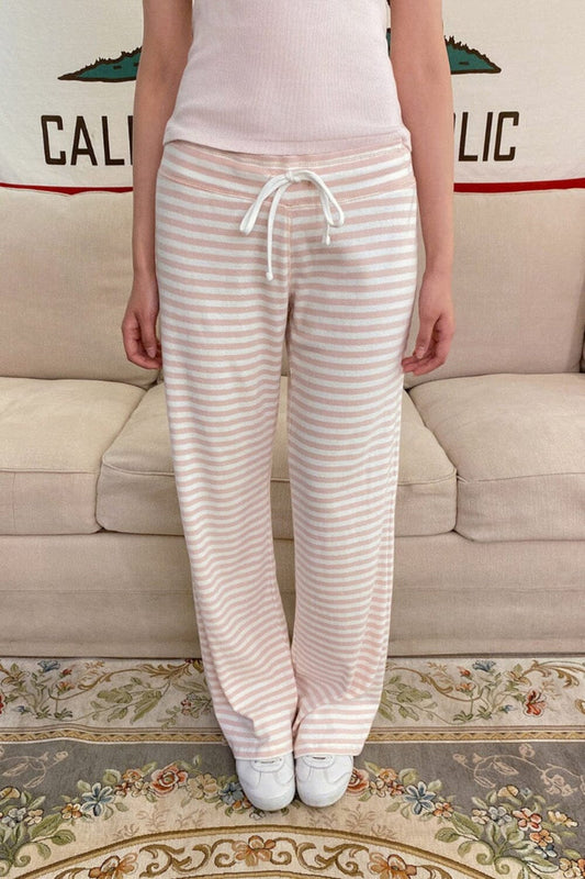 Hilary Striped Pants - Brandy Melville Premium