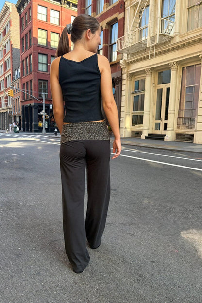 Priscilla Leopard Pants - Brandy Melville Latest