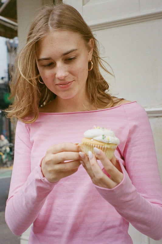 Bonnie Striped Top - Brandy Melville Popular
