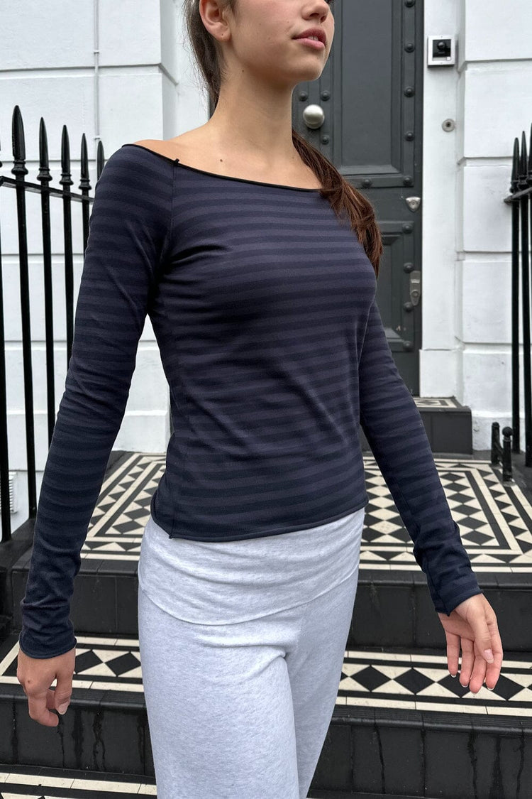 Bonnie Striped Top - Brandy Melville Value