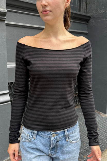 Bonnie Striped Top - Brandy Melville Value