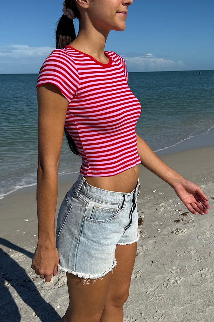 Ashlyn Stripe Top - Brandy Melville Top Pick