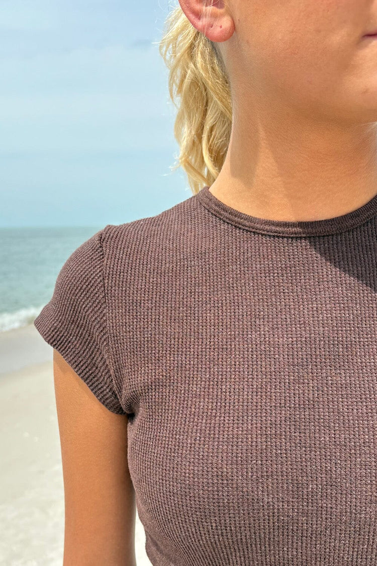 Ashlyn Thermal Top - Brandy Melville Great Value