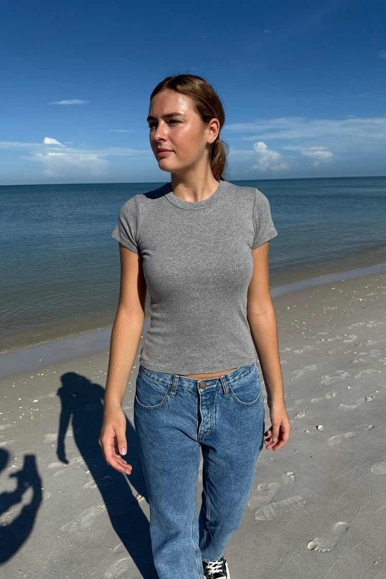 Hailie Basic Top - Brandy Melville New