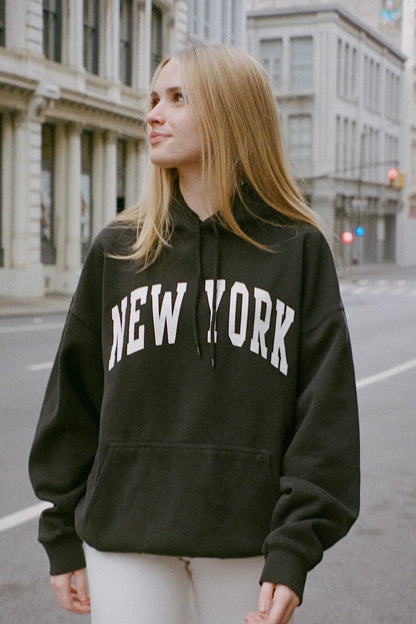 Christy New York Hoodie - Brandy Melville Latest