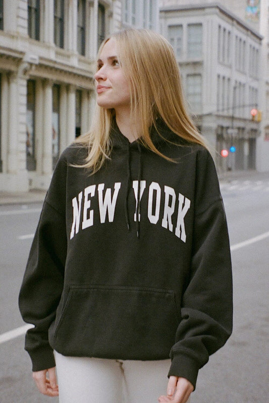 Christy New York Hoodie - Brandy Melville Latest