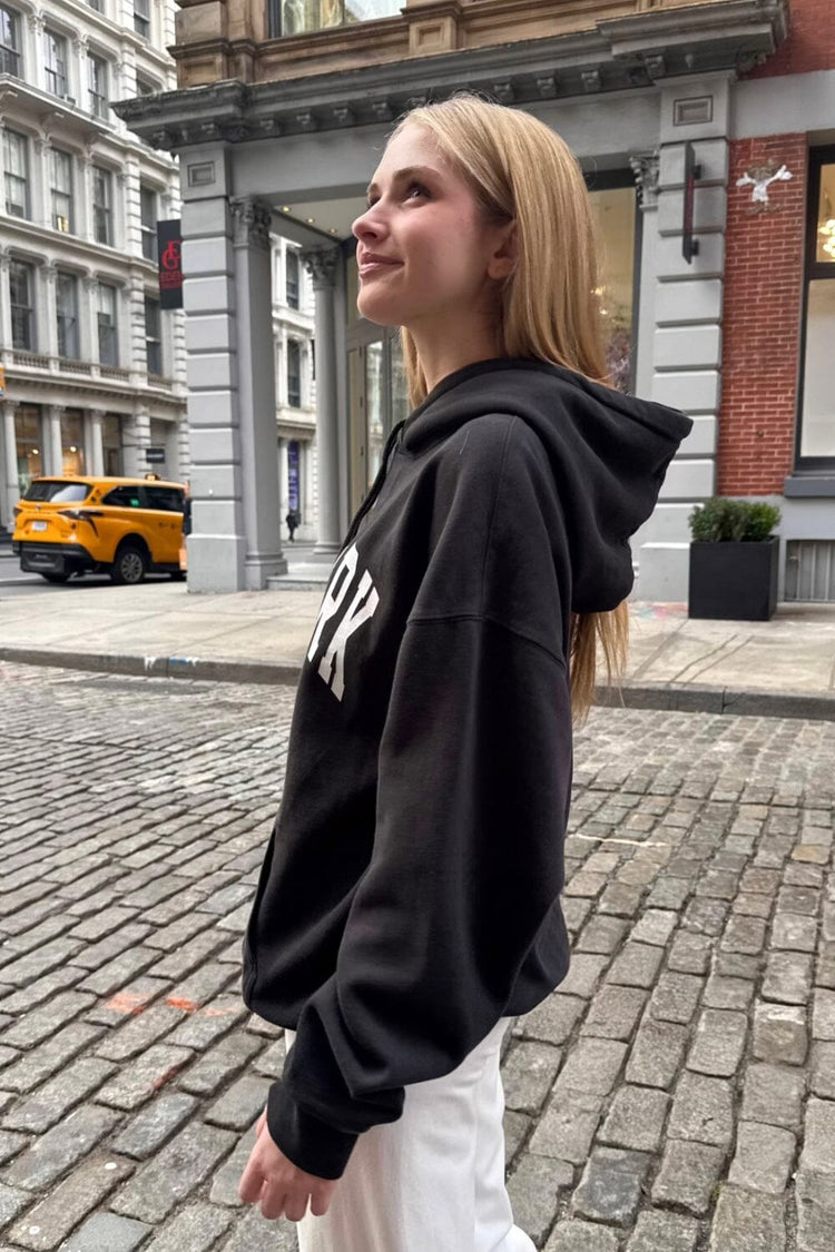 Christy New York Hoodie - Brandy Melville Latest