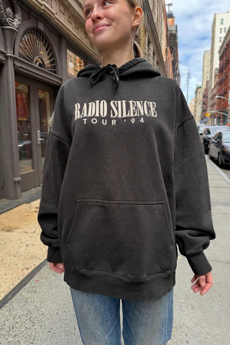 Christy Radio Silence Hoodie - Brandy Melville Hot Sale