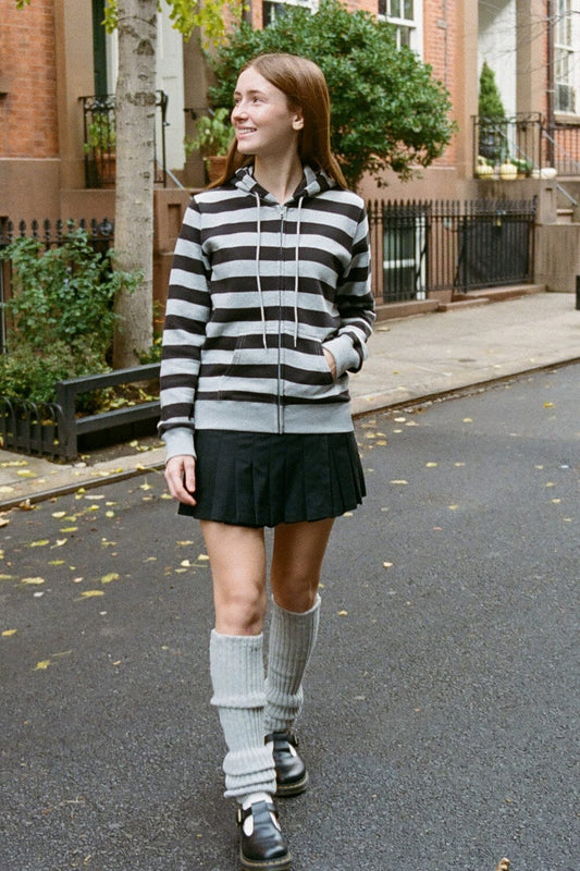 Christy Striped Hoodie - Brandy Melville Trending