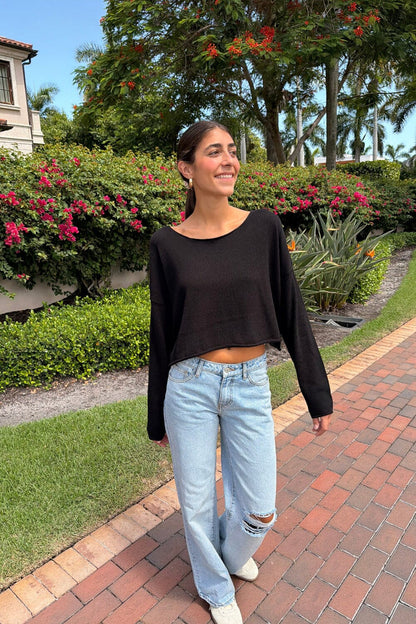 Cameron Cropped Sweater - Brandy Melville Deals