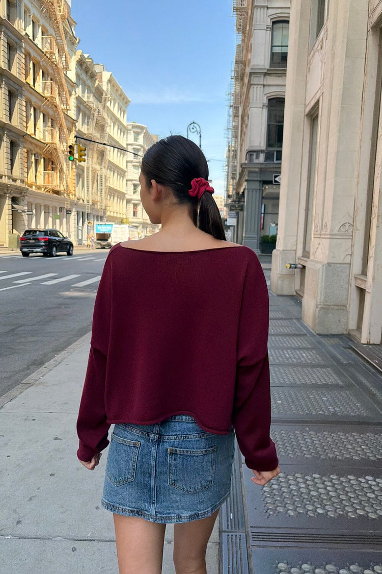 Cameron Cropped Sweater - Brandy Melville Deals