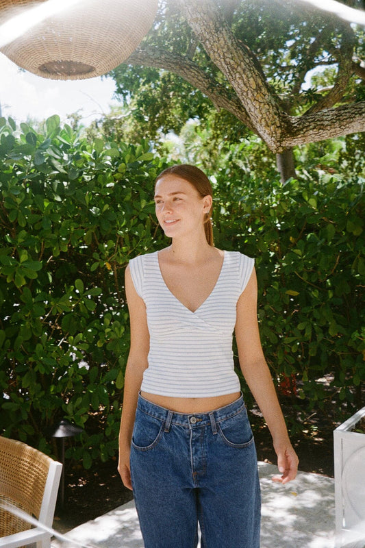 Amara Striped Tank - Brandy Melville Exclusive