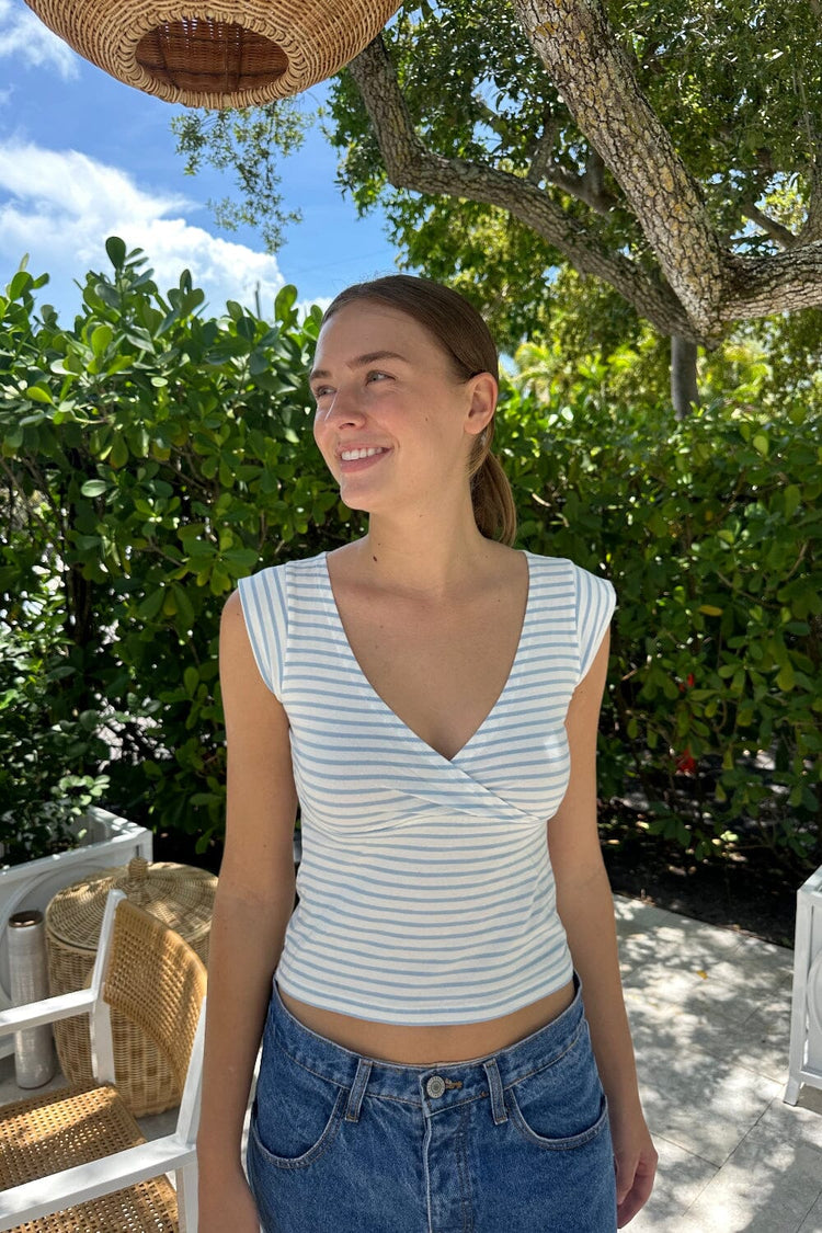 Amara Striped Tank - Brandy Melville Exclusive