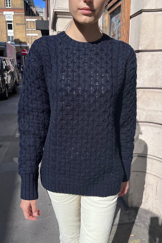 Winona Heavy Wool Cable Knit Sweater - Brandy Melville Best Seller