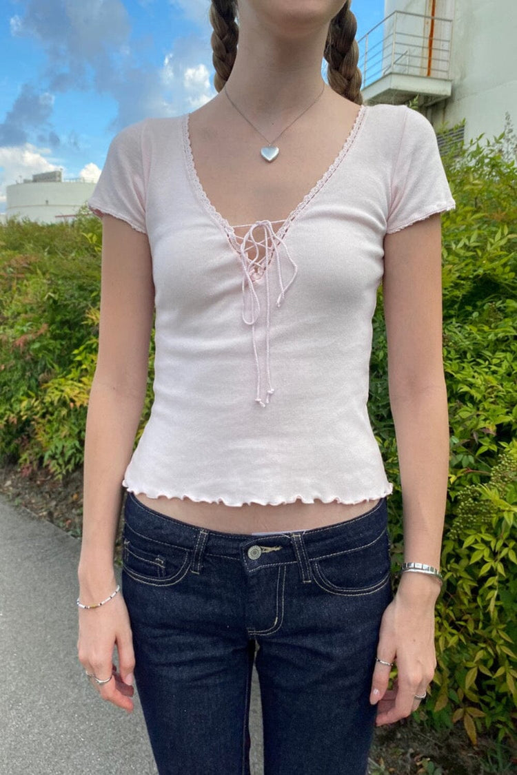 Tania Lace Top - Brandy Melville Premium