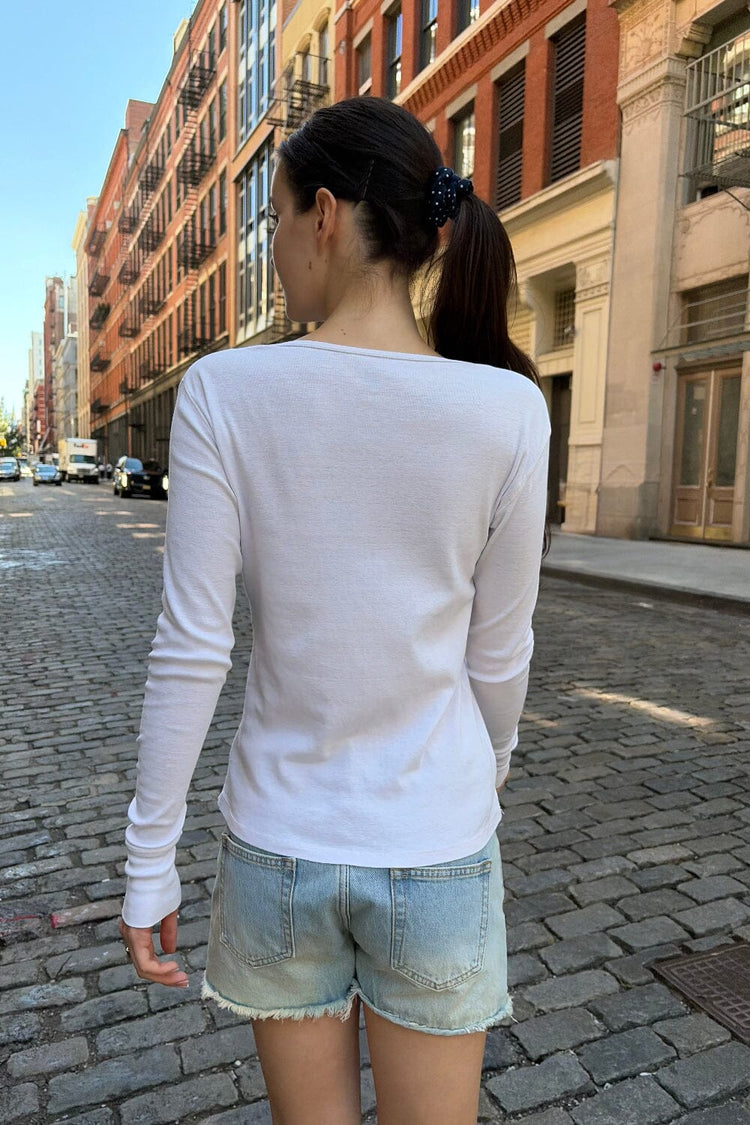 Callan Long Sleeve Top - Brandy Melville New