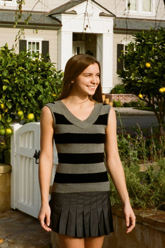 Amira Stripes Top - Brandy Melville Premium