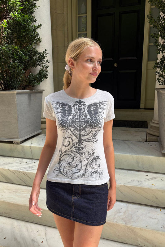 Jamie Cross Wings Top - Brandy Melville Special Offer