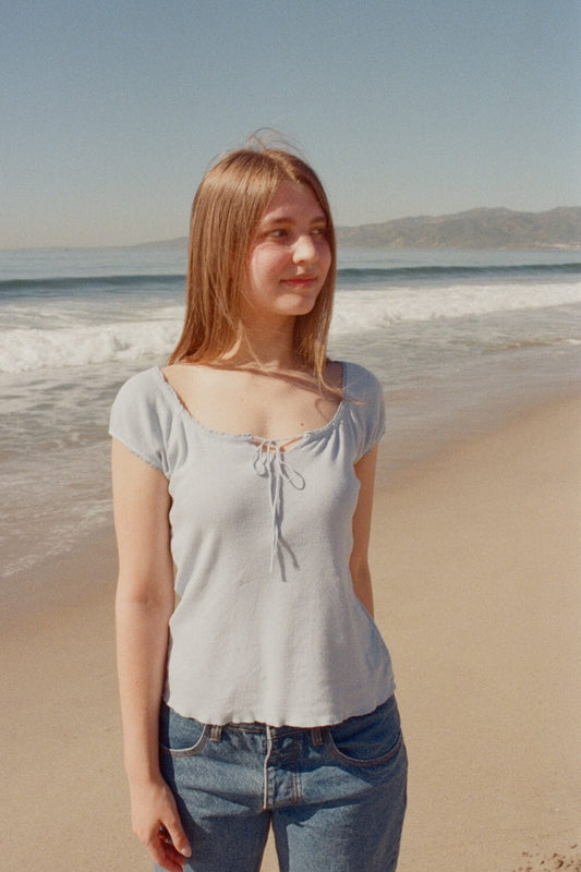 Noa Eyelet Top - Brandy Melville Special Offer