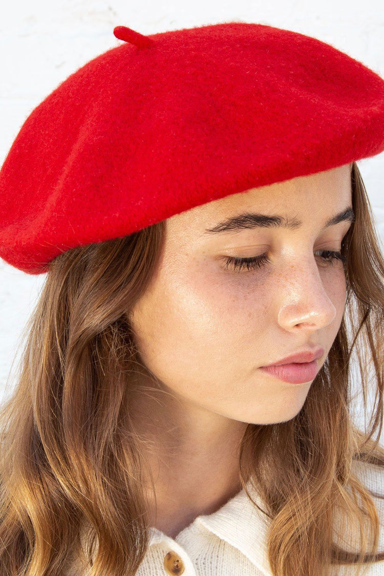 Wool Beret - Brandy Melville Classic
