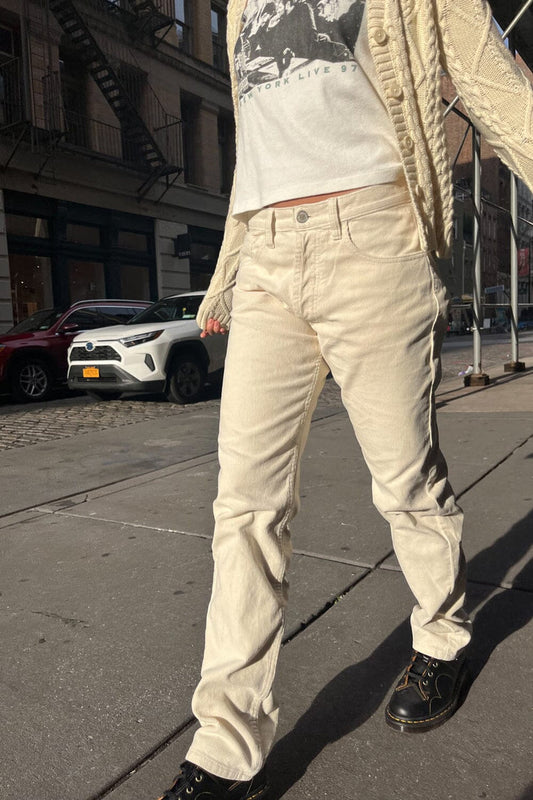 Addison Corduroy Pants - Brandy Melville Featured