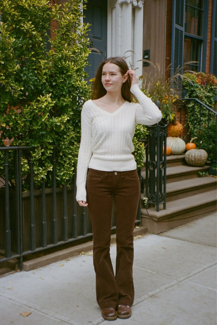 Annie Corduroy Pants - Brandy Melville Hot Sale