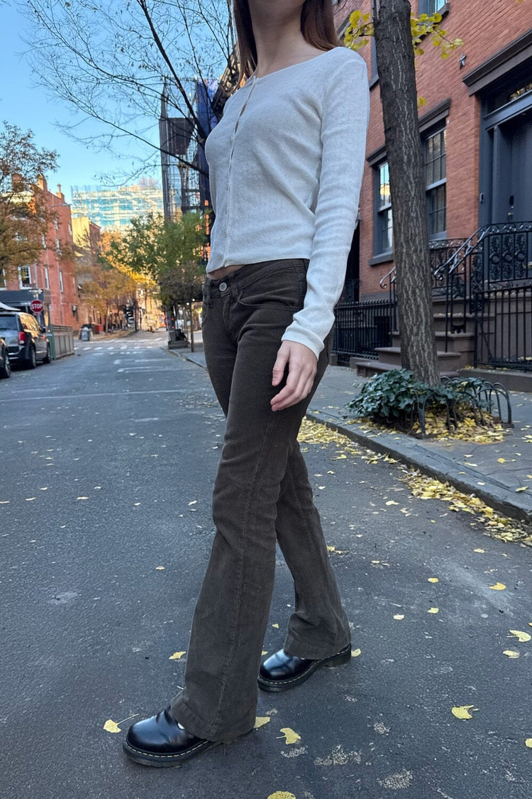 Annie Corduroy Pants - Brandy Melville Hot Sale