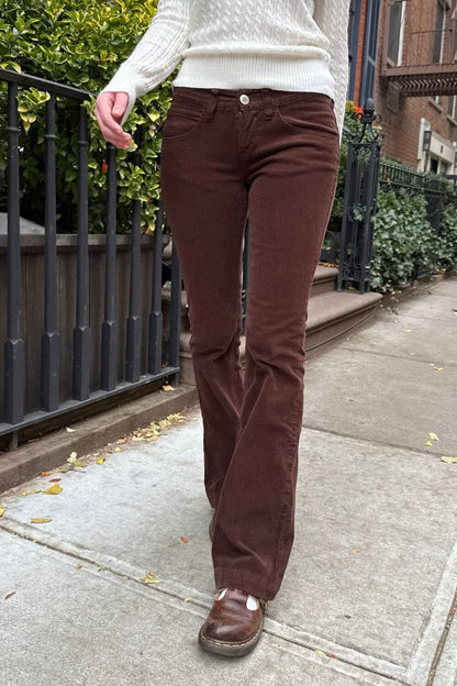 Annie Corduroy Pants - Brandy Melville Hot Sale