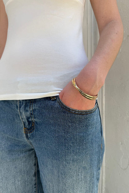Double Interlaced Bracelet - Brandy Melville Hot Sale