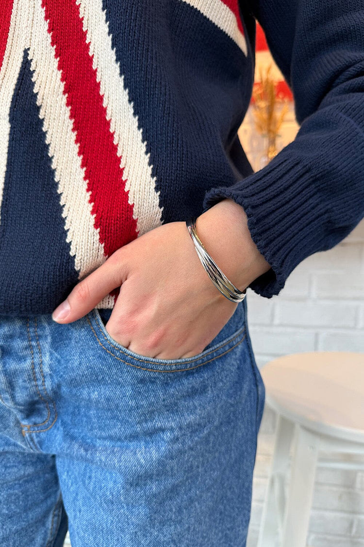 Double Interlaced Bracelet - Brandy Melville Hot Sale