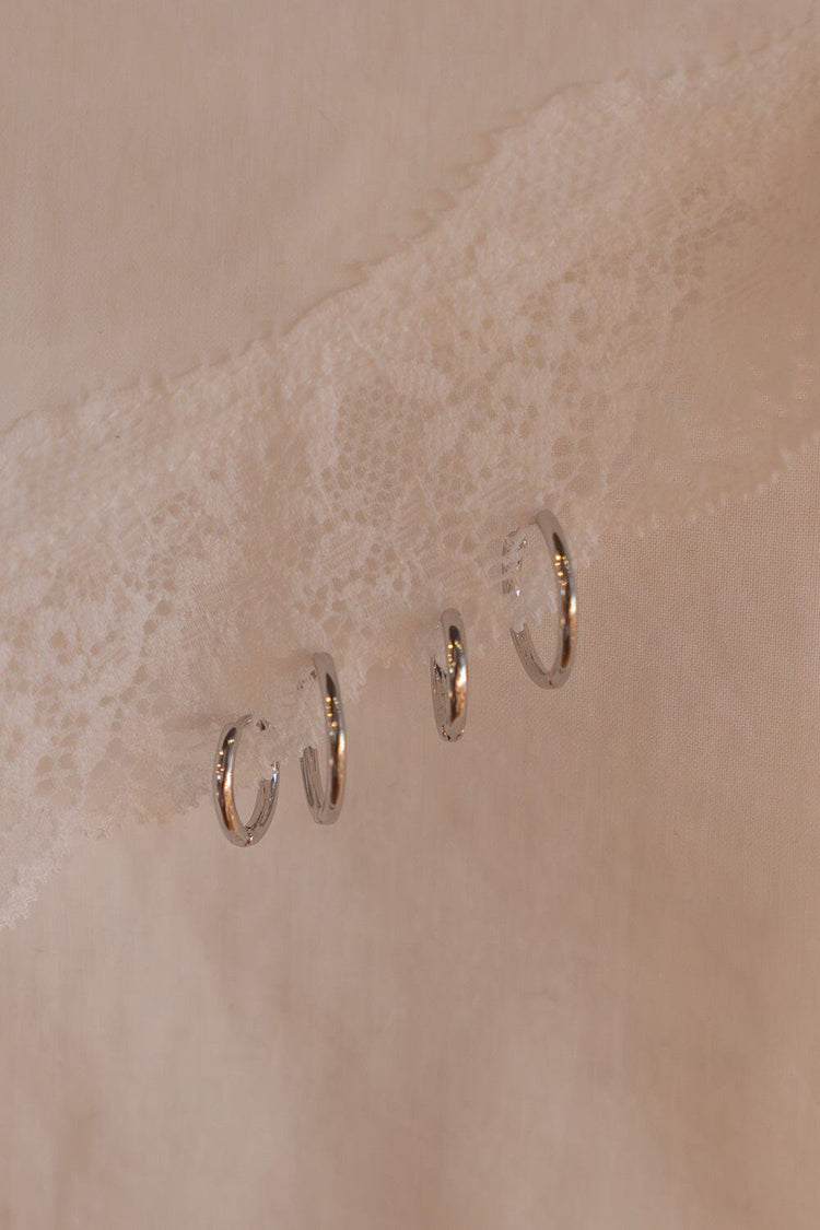 Hoops Earrings Set - Brandy Melville Best Seller