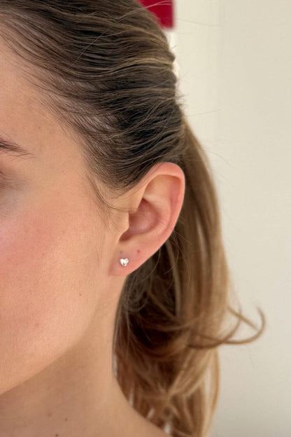 Heart Stud Earrings - Brandy Melville Value