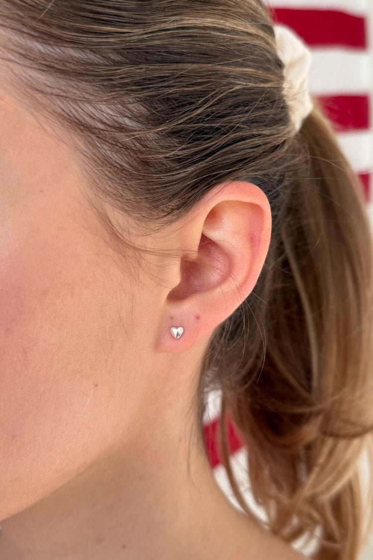 Heart Stud Earrings - Brandy Melville Value