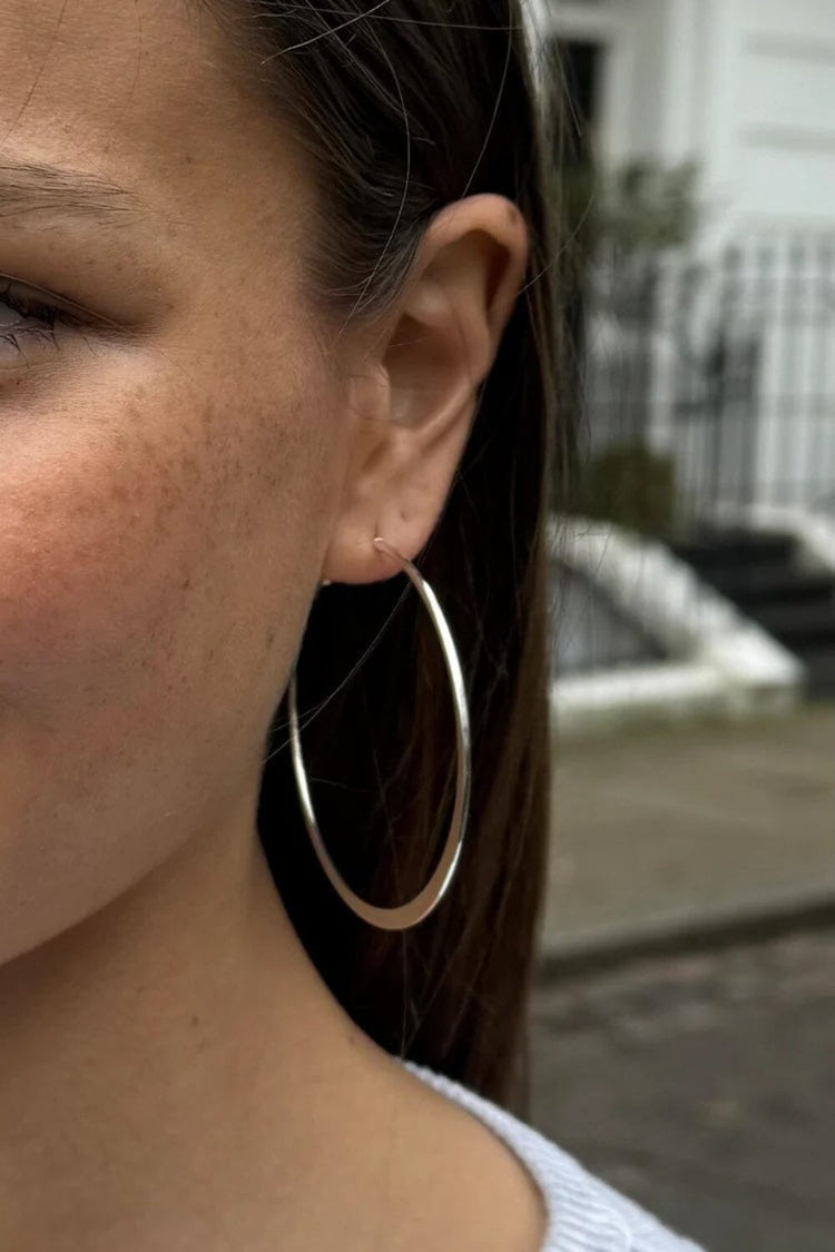 Large Hoop Earrings - Brandy Melville Essential