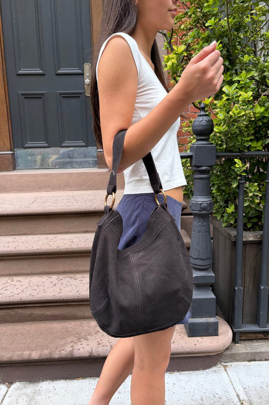 Suede Leather Bag - Brandy Melville Classic