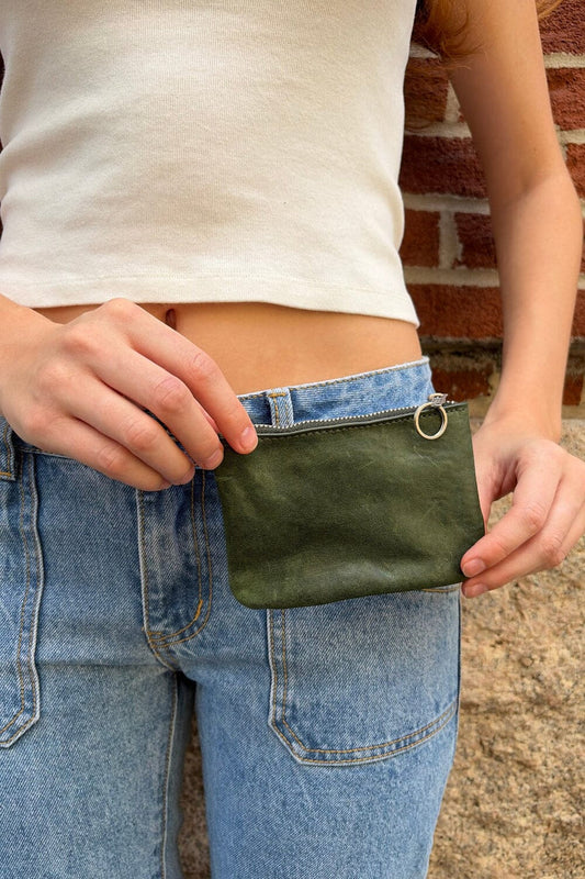 Leather Coin Purse - Brandy Melville Trusted