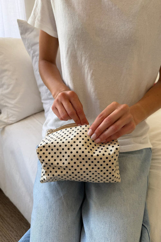 Polka Dots Makeup Bag - Brandy Melville Signature