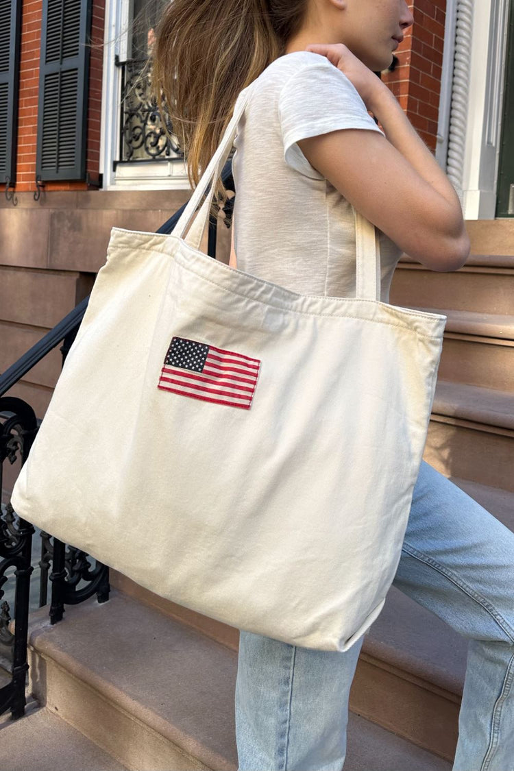 American Flag Tote Bag - Brandy Melville Customer Favorite