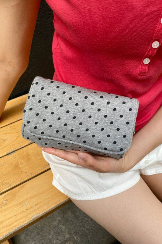 Polka Dots Makeup Bag - Brandy Melville Top Pick