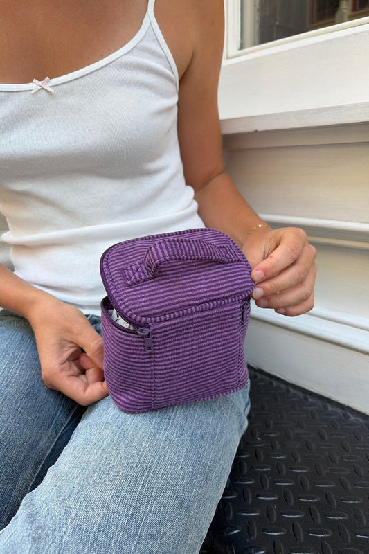 Stripes Makeup Bag - Brandy Melville New