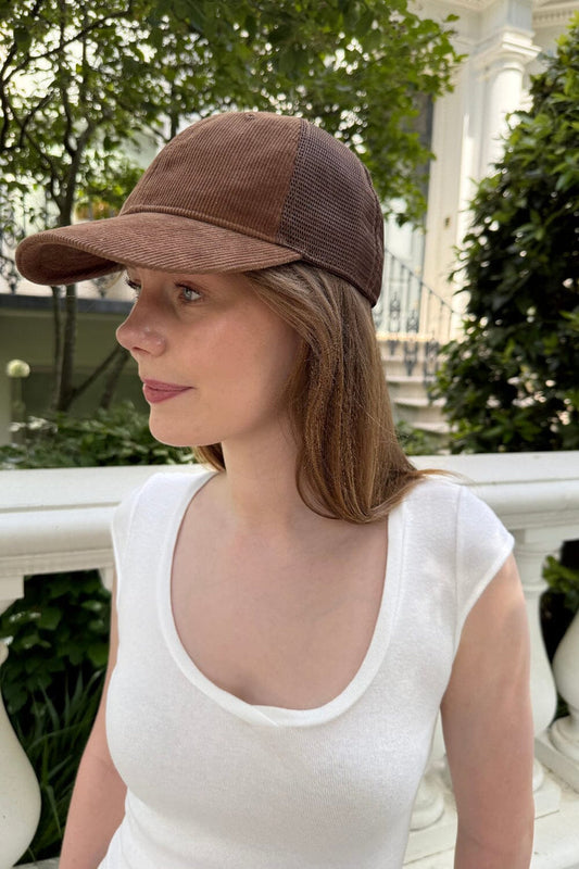 Katherine Corduroy Cap - Brandy Melville Discount