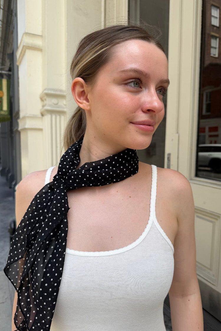 Polka Dot Scarf - Brandy Melville Popular