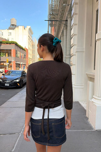 Clara Wrap Top - Brandy Melville Classic