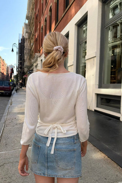 Clara Wrap Top - Brandy Melville Classic
