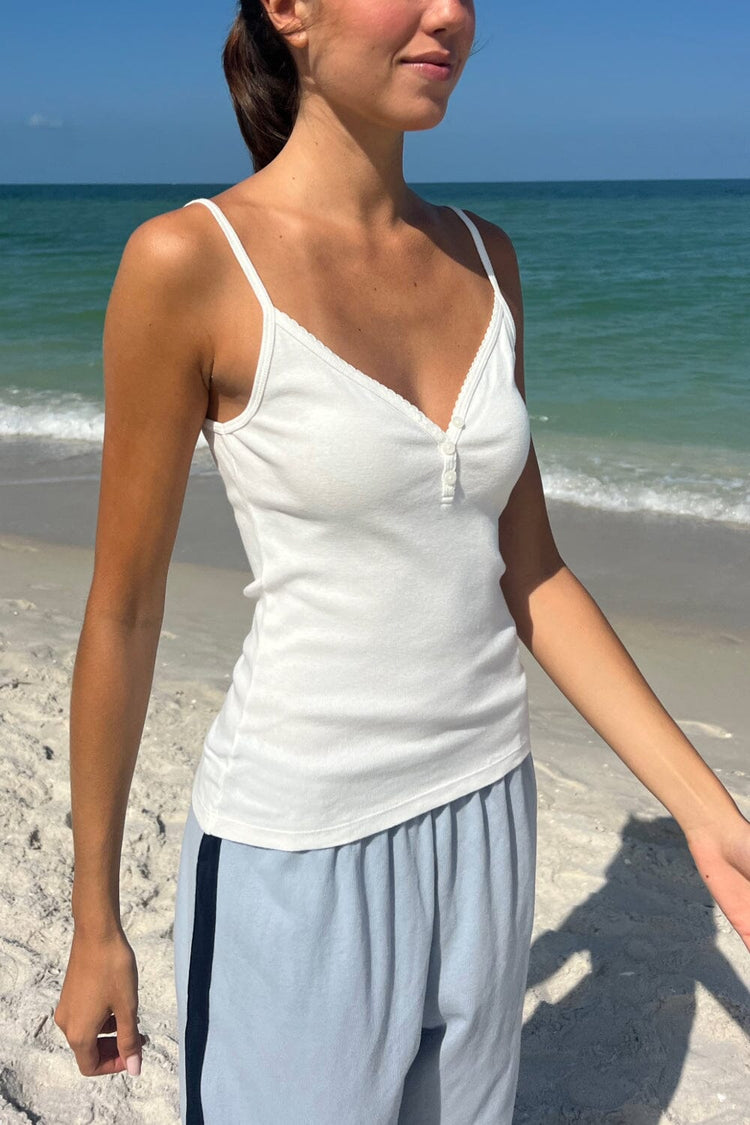Lorene Button Top - Brandy Melville Everyday
