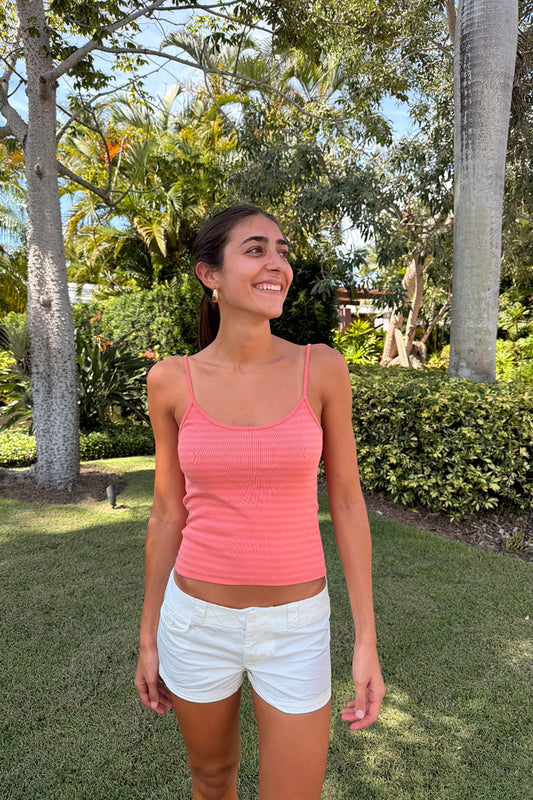 Skylar Striped Tank - Brandy Melville Classic
